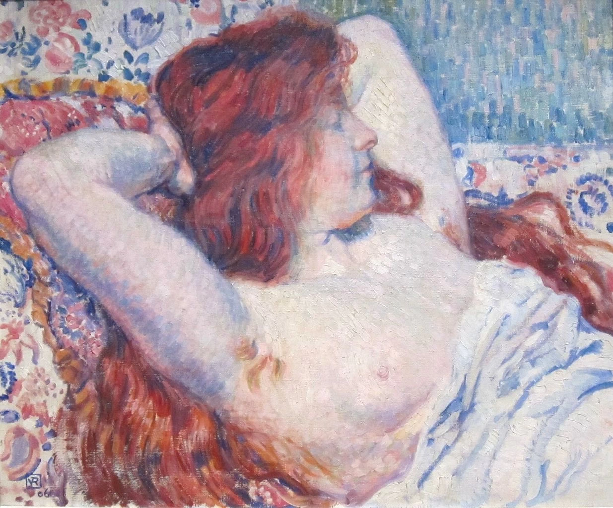 Donna sdraiata con capelli rossi - Dayton Art Institute